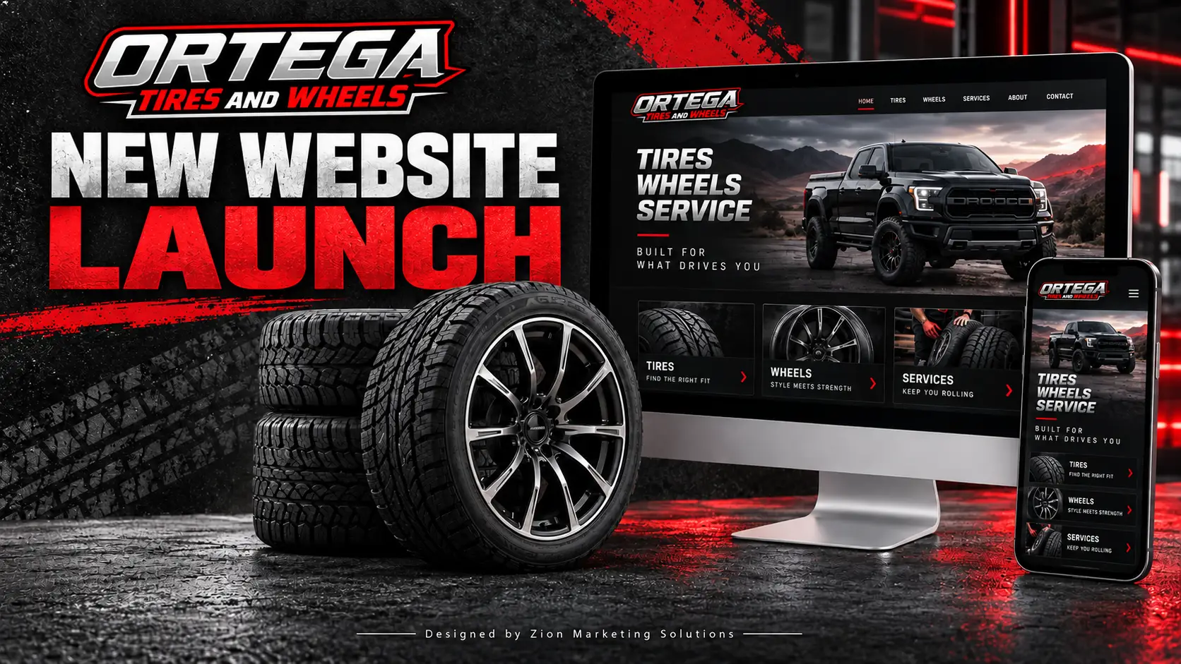 A Fresh Look for Ortega Tires and Wheels: Our New Website Is Here!